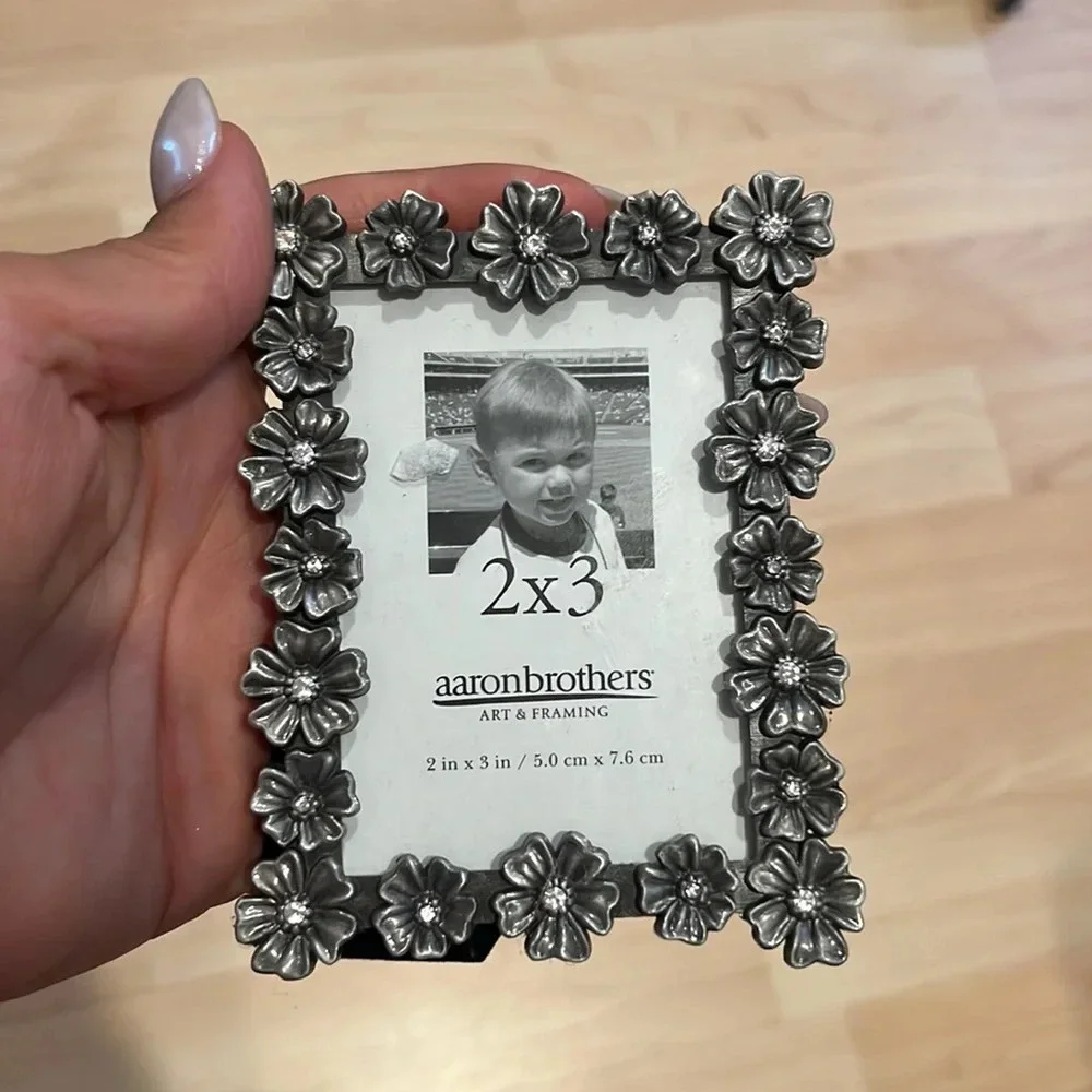 New 2X3 inches picture frame stainless steel